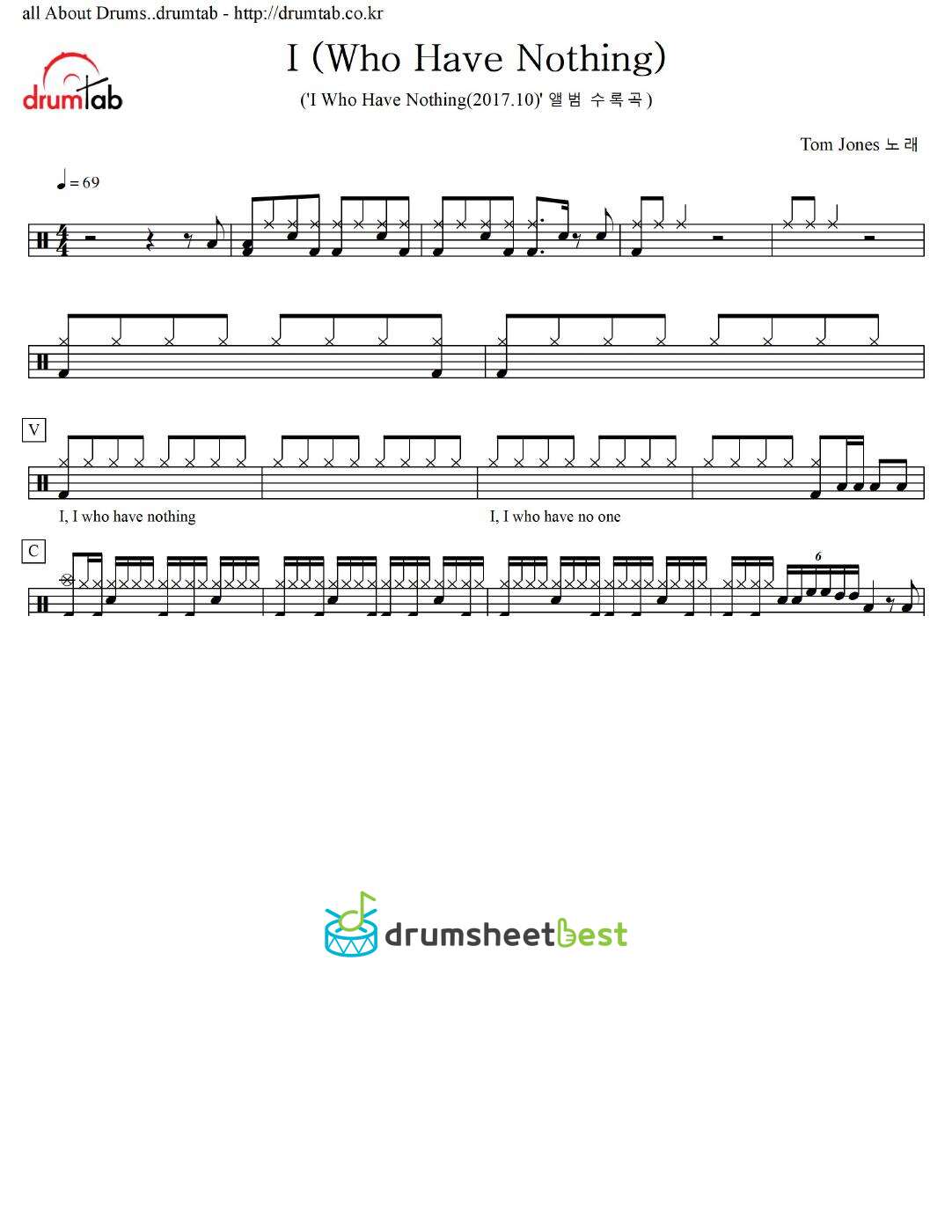 I Who Have Nothing preview page 1