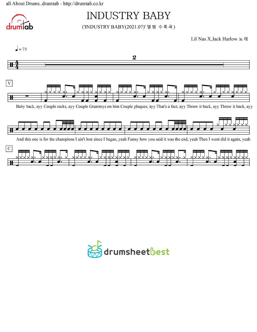 INDUSTRY BABY preview page 1