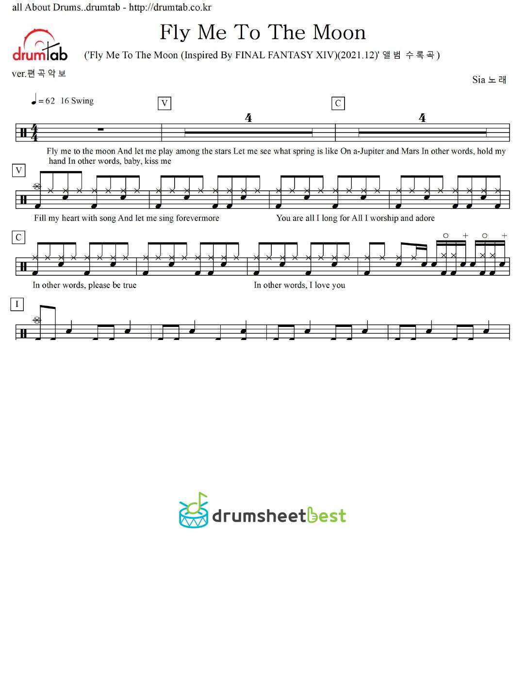 Fly Me To The Moon preview page 1