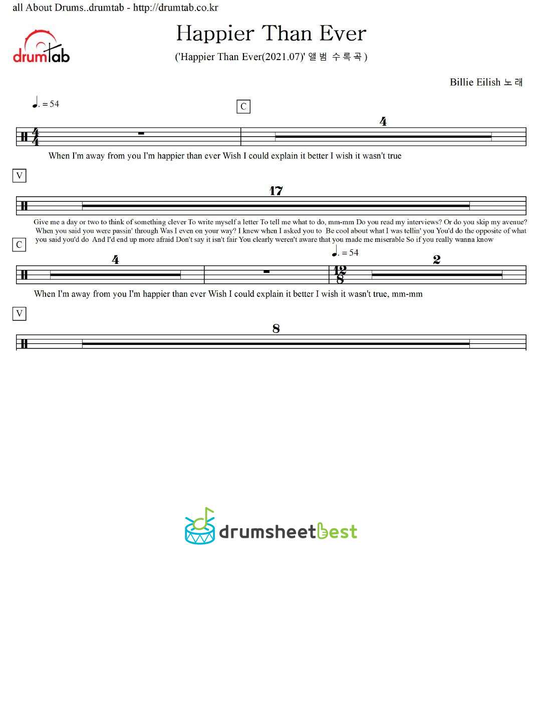 Happier Than Ever preview page 1
