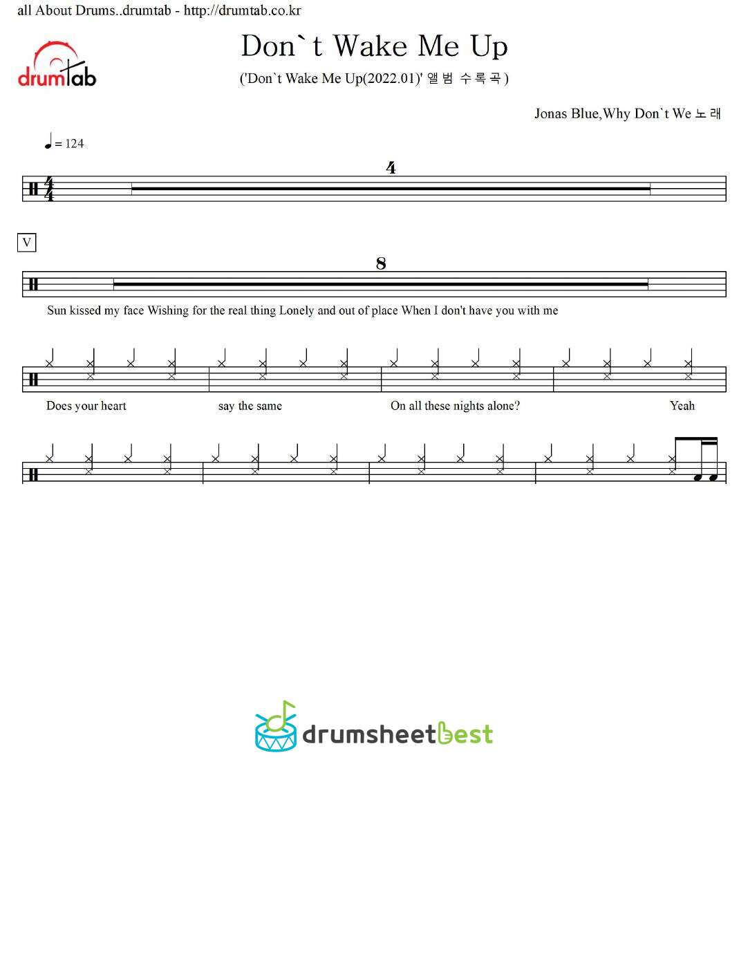 Don't Wake Me Up preview page 1