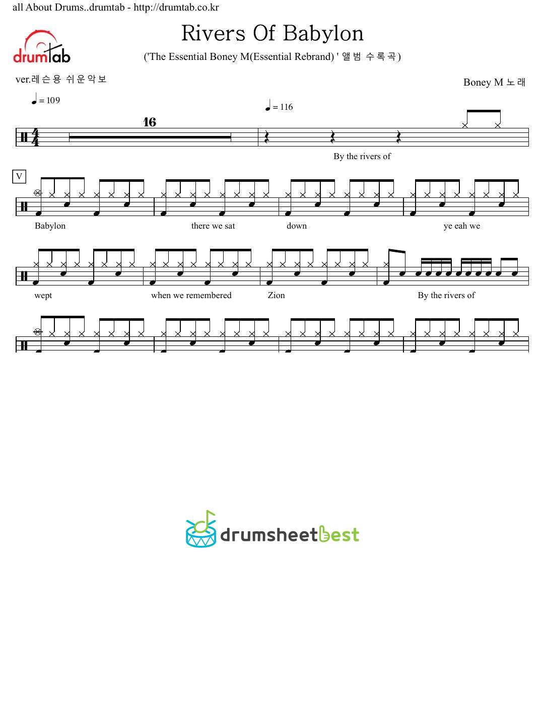 Rivers Of Babylon preview page 1