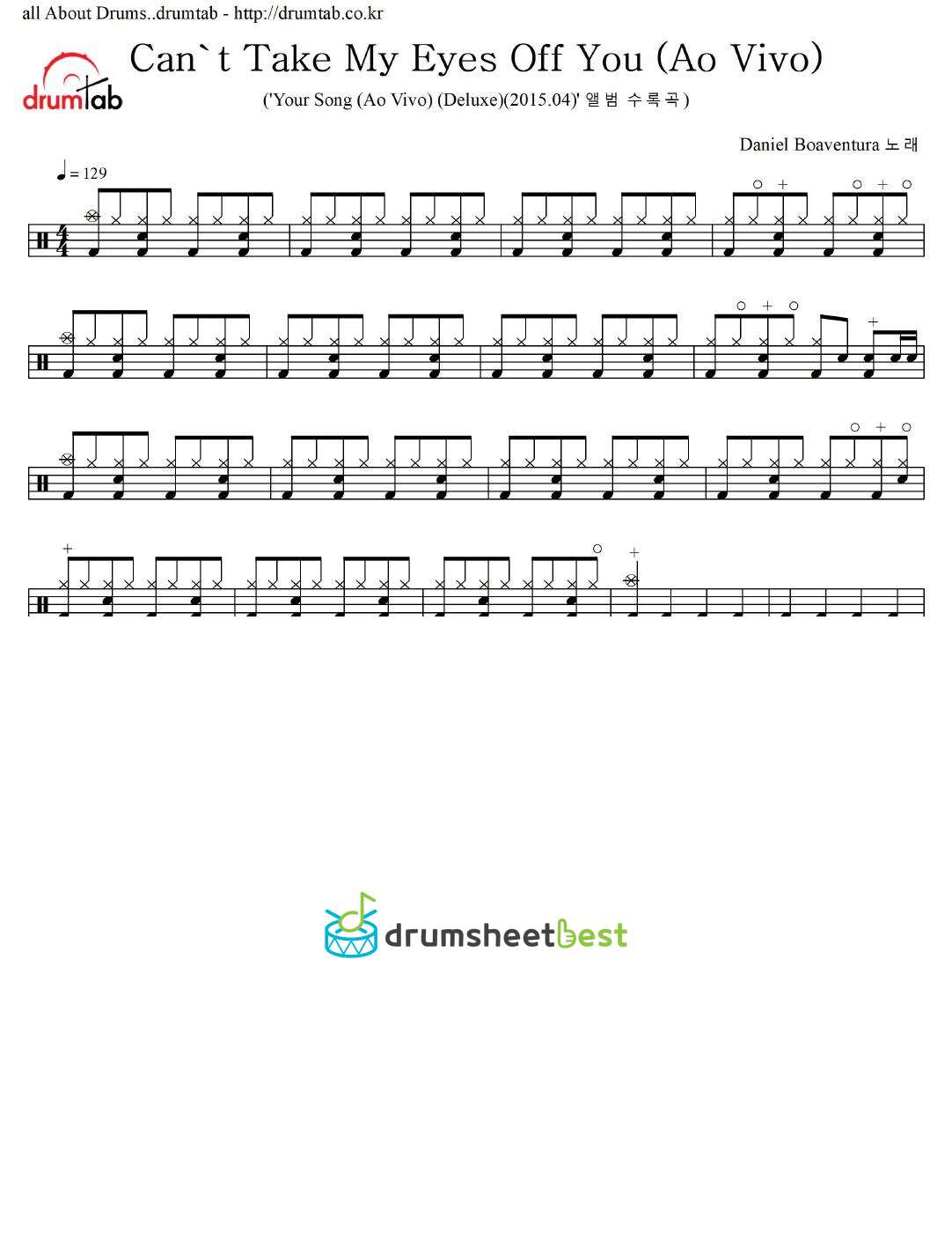 Can't Take My Eyes Off You (Ao Vivo) preview page 1