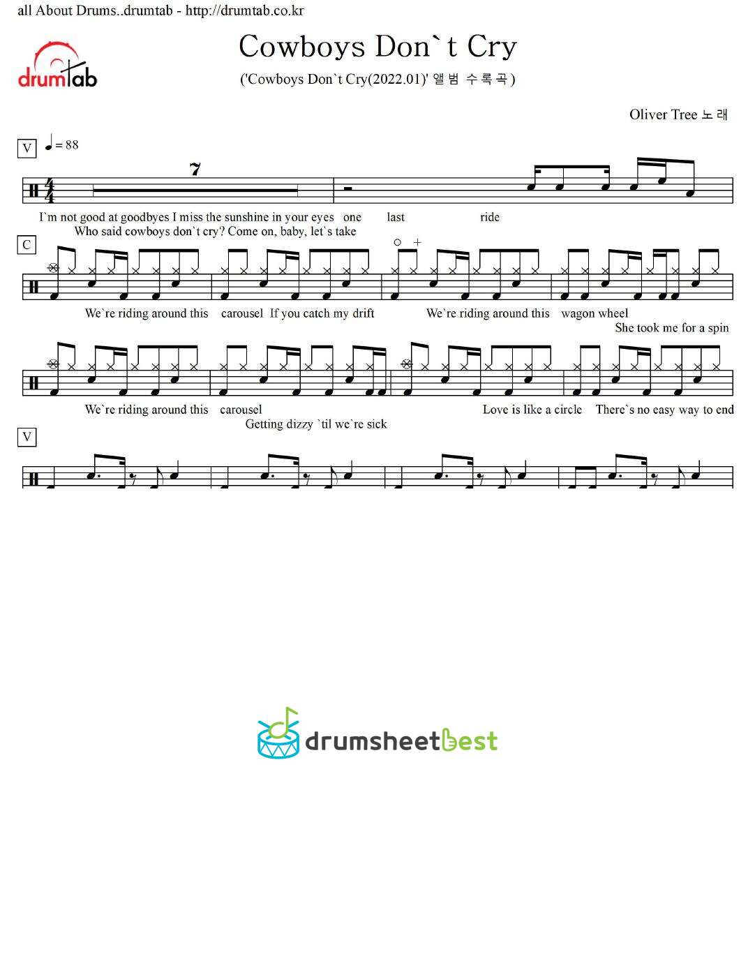 Cowboys Don't Cry preview page 1