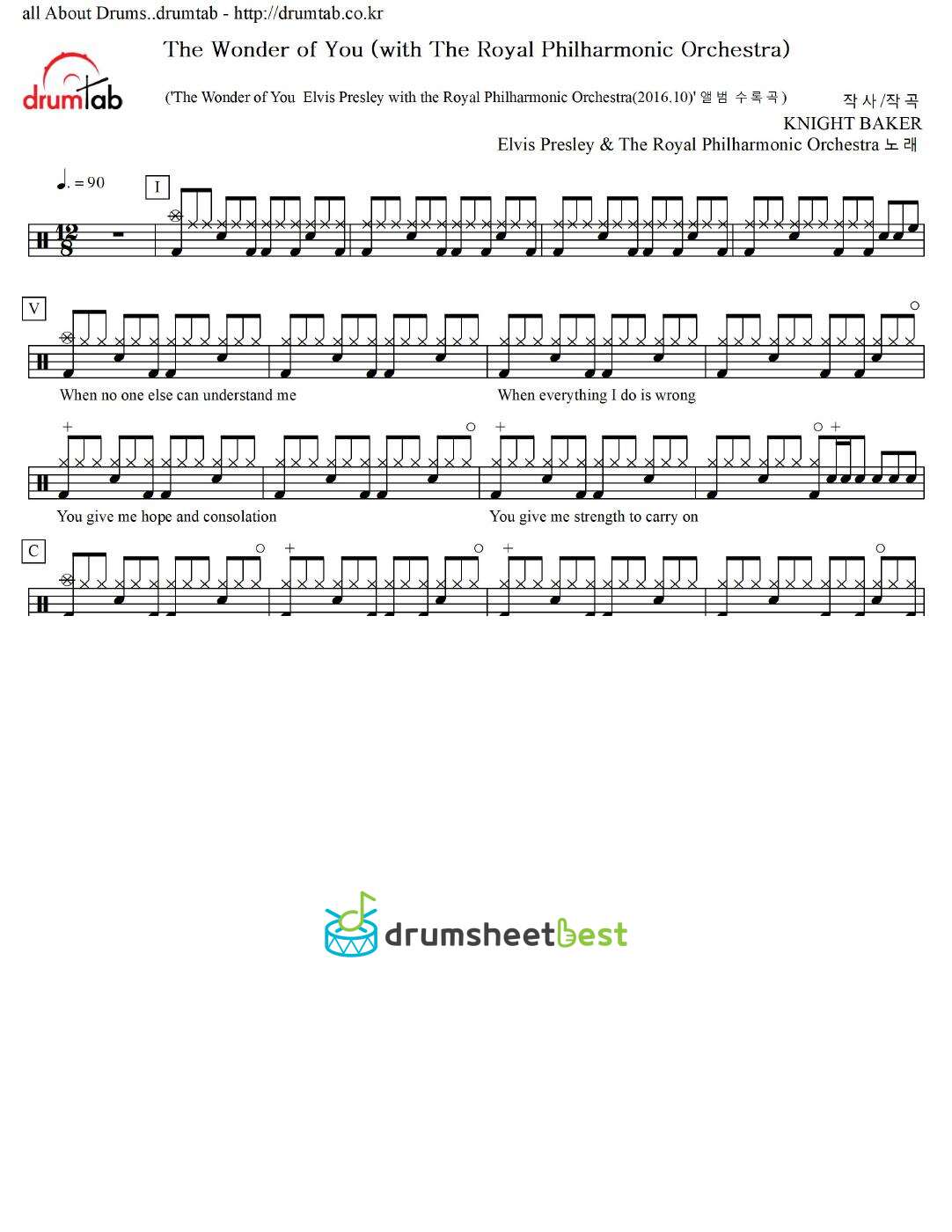 The Wonder of You (with The Royal Philharmonic Orchestra) preview page 1