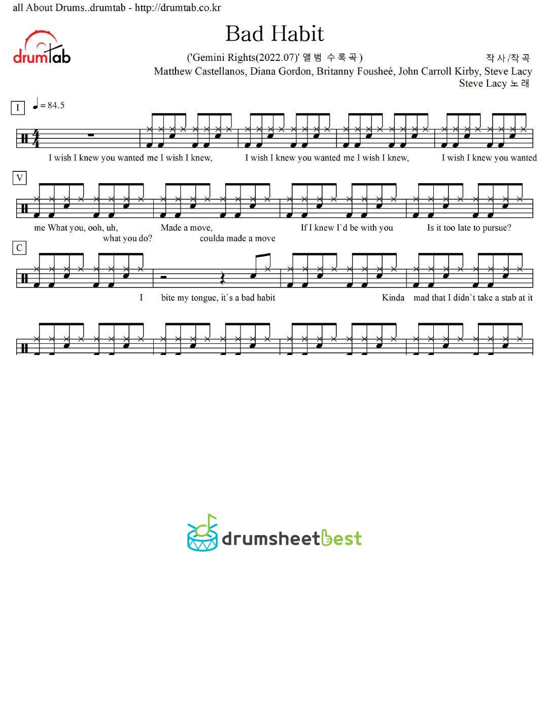 Bad Habit preview page 1