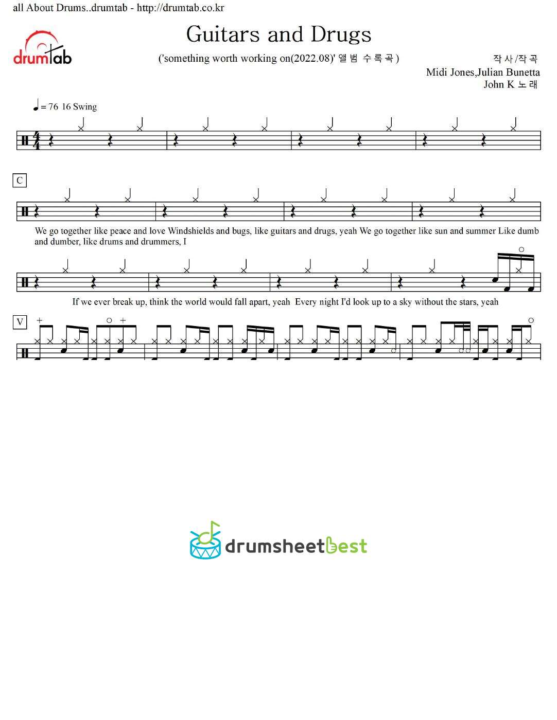 Guitars and Drugs preview page 1