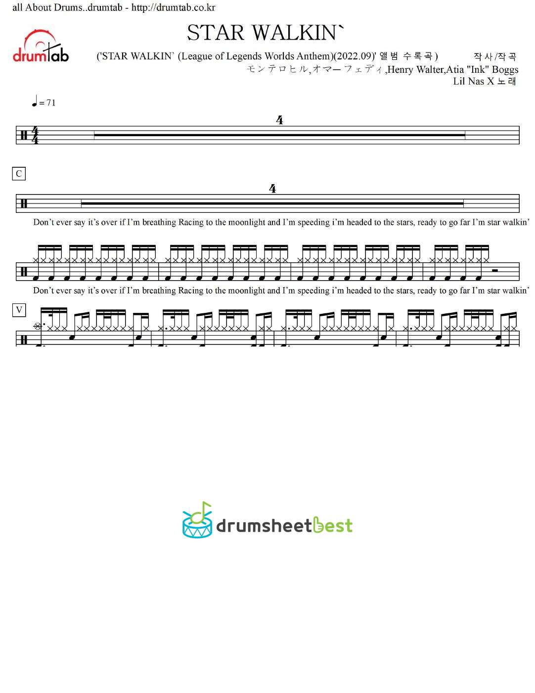 STAR WALKIN' preview page 1