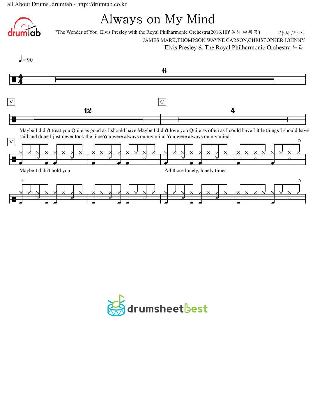 Always on My Mind (with The Royal Philharmonic Orchestra) preview page 1