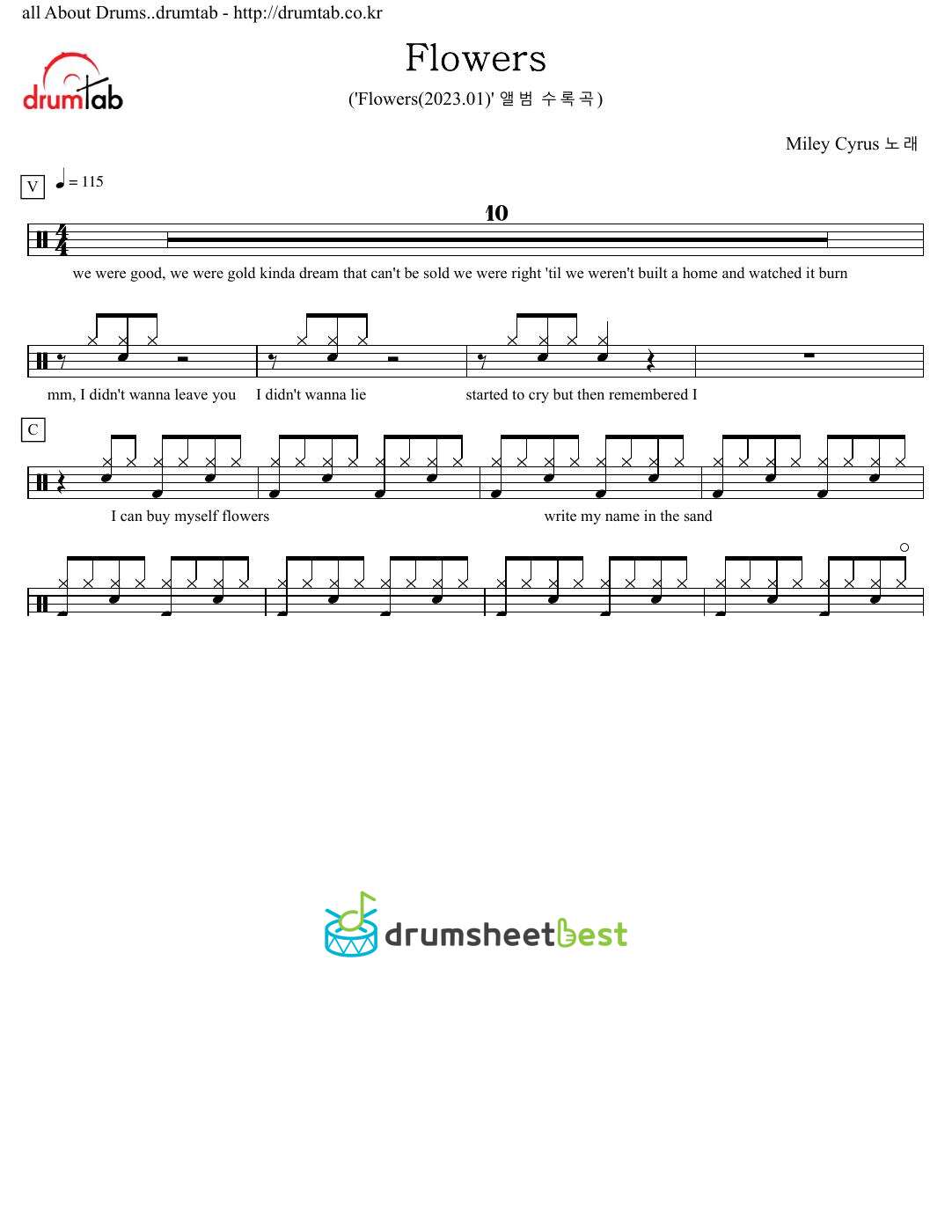 Flowers preview page 1