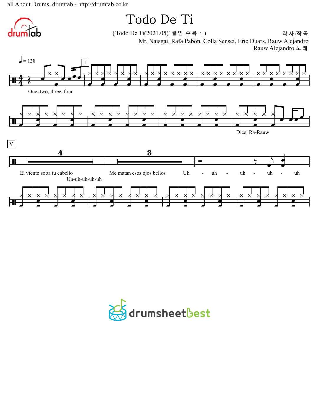 Todo De Ti preview page 1