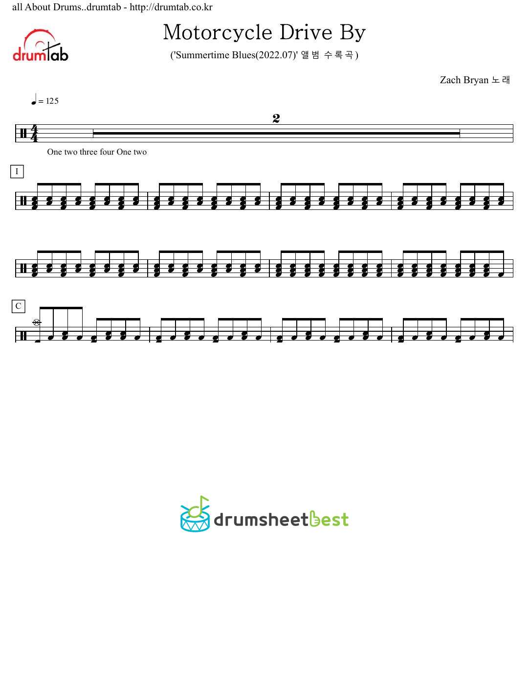 Motorcycle Drive By preview page 1