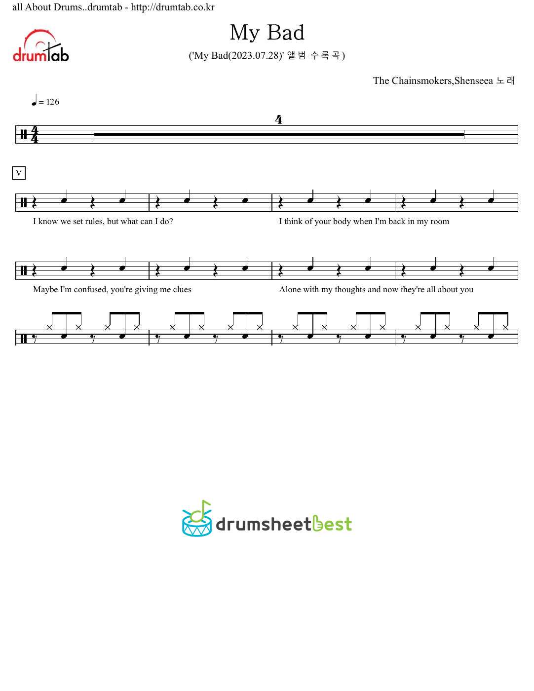 My Bad preview page 1