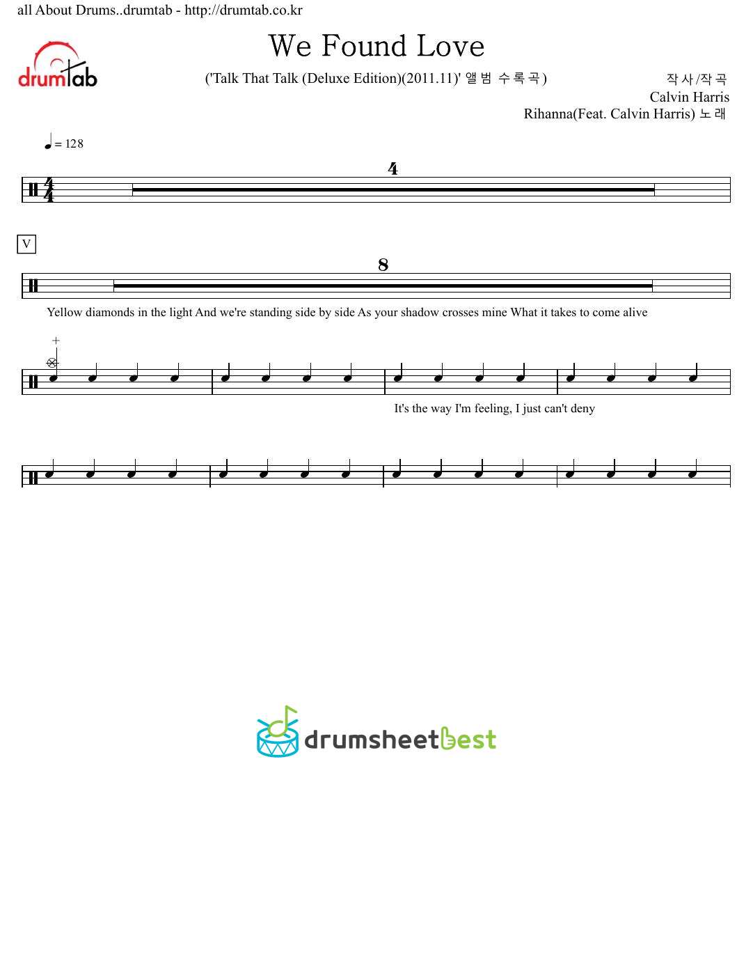 We Found Love preview page 1