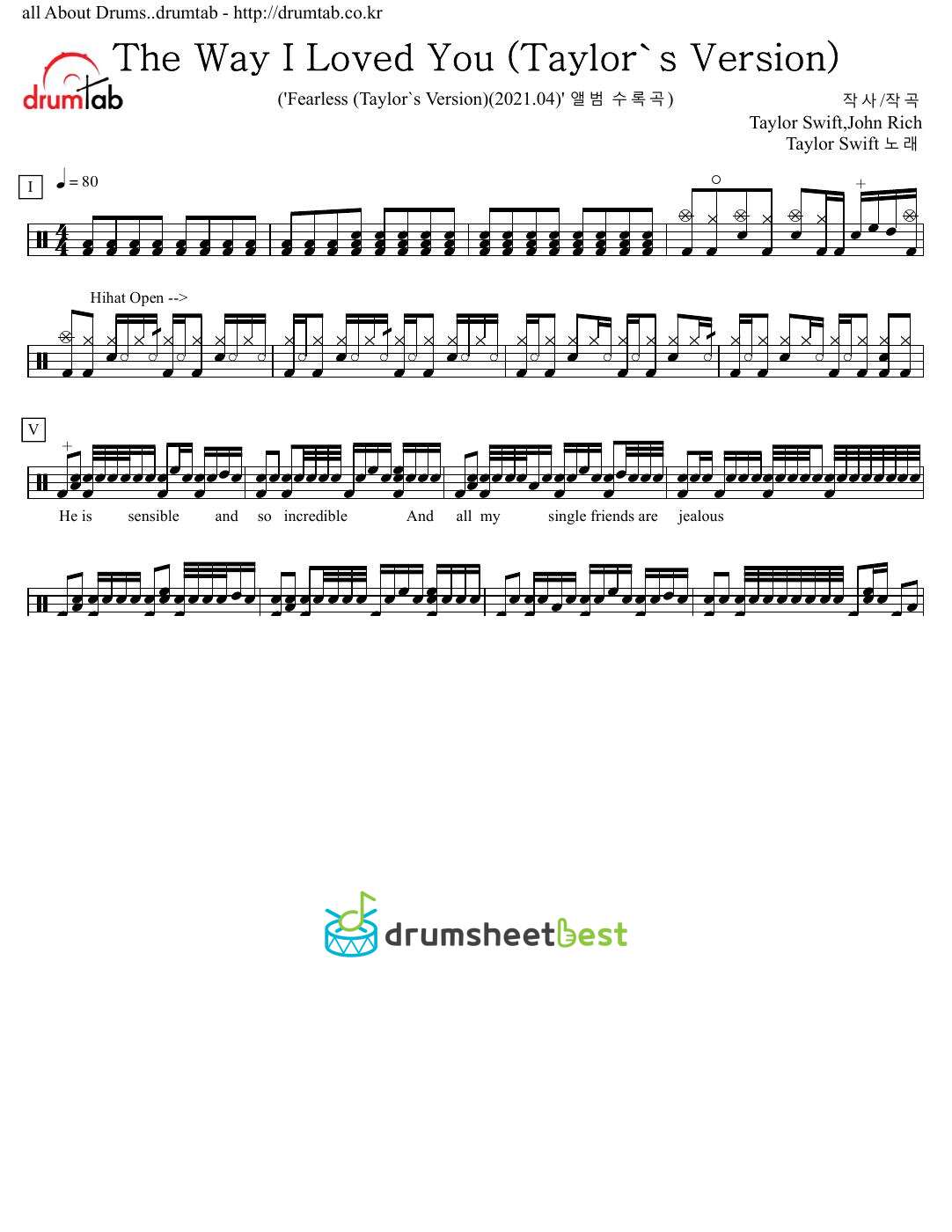 The Way I Loved You (Taylor's Version) preview page 1