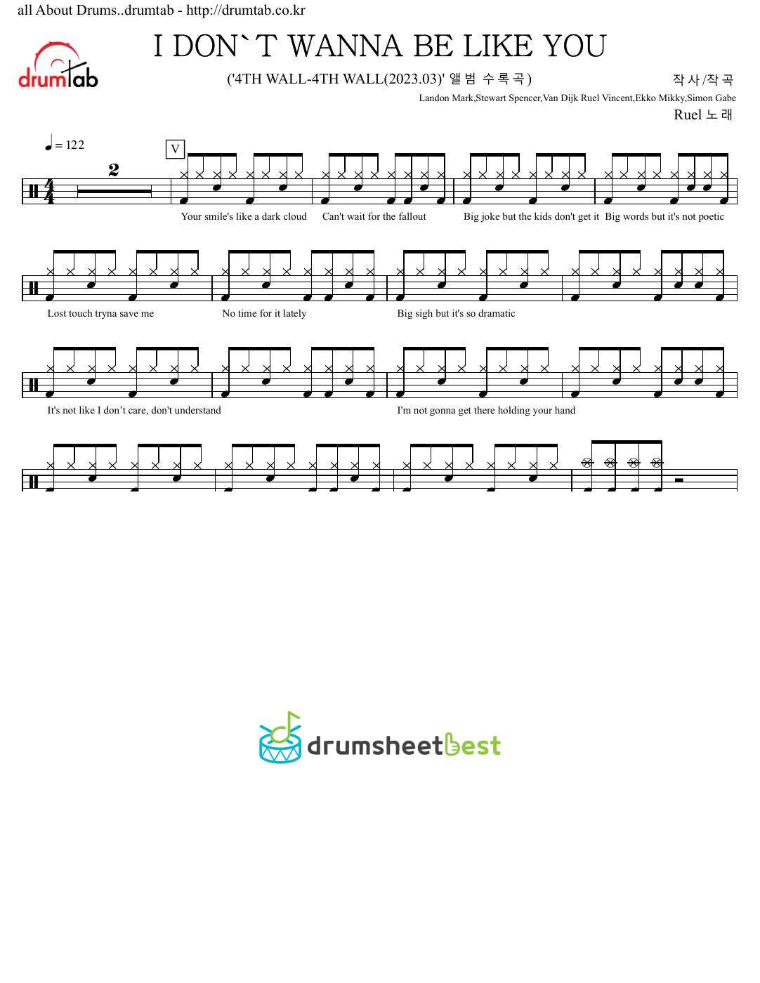 I DON'T WANNA BE LIKE YOU preview page 1