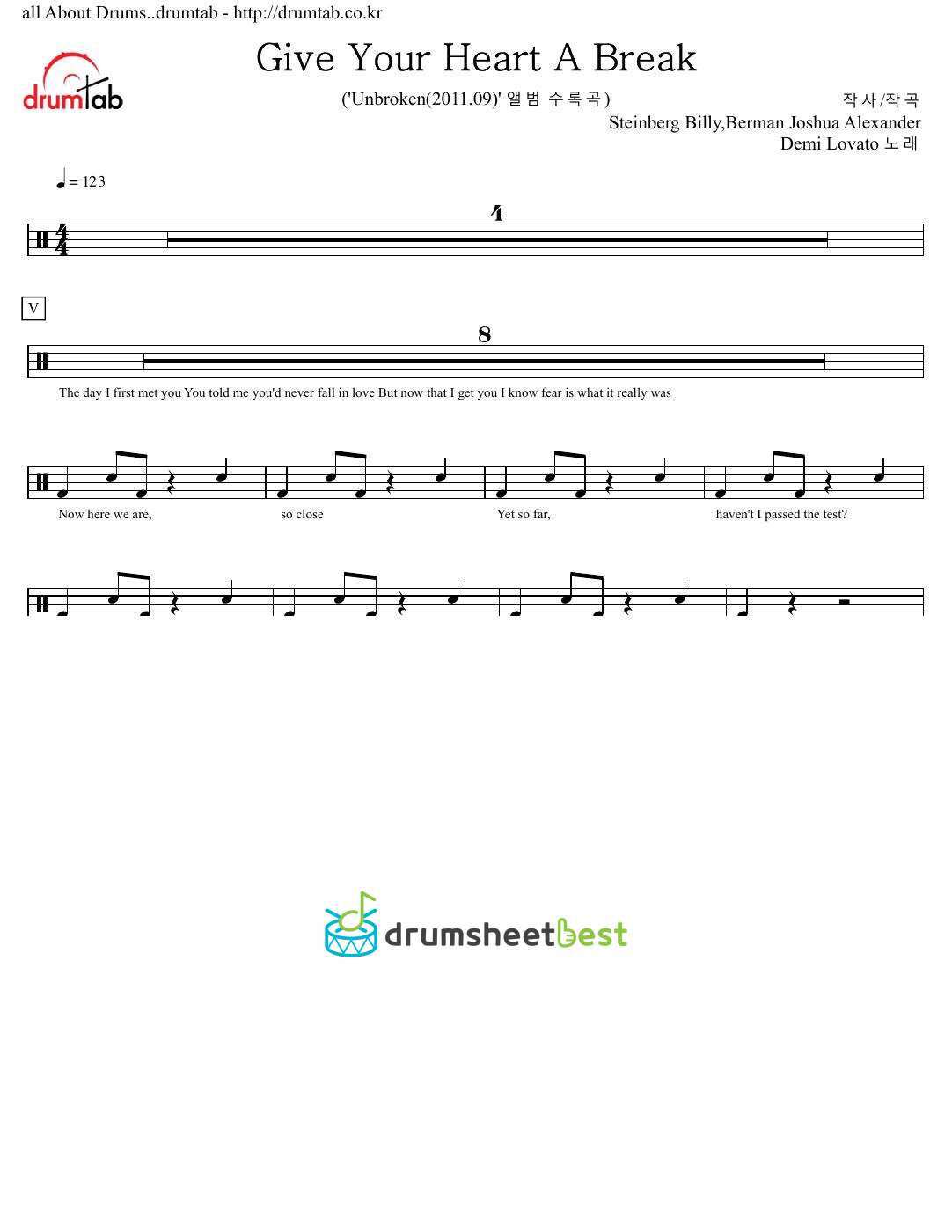 Give Your Heart A Break preview page 1