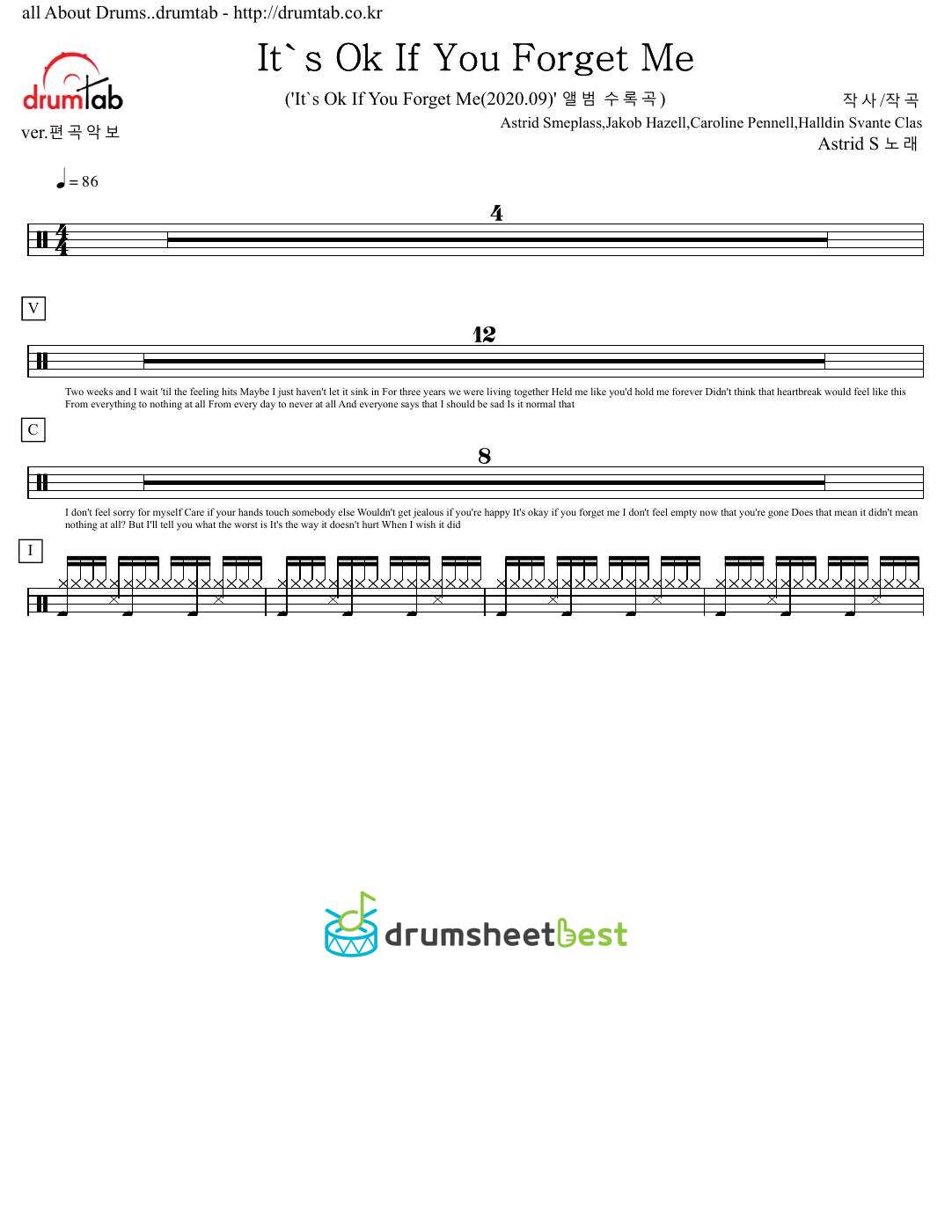 It's Ok If You Forget Me preview page 1