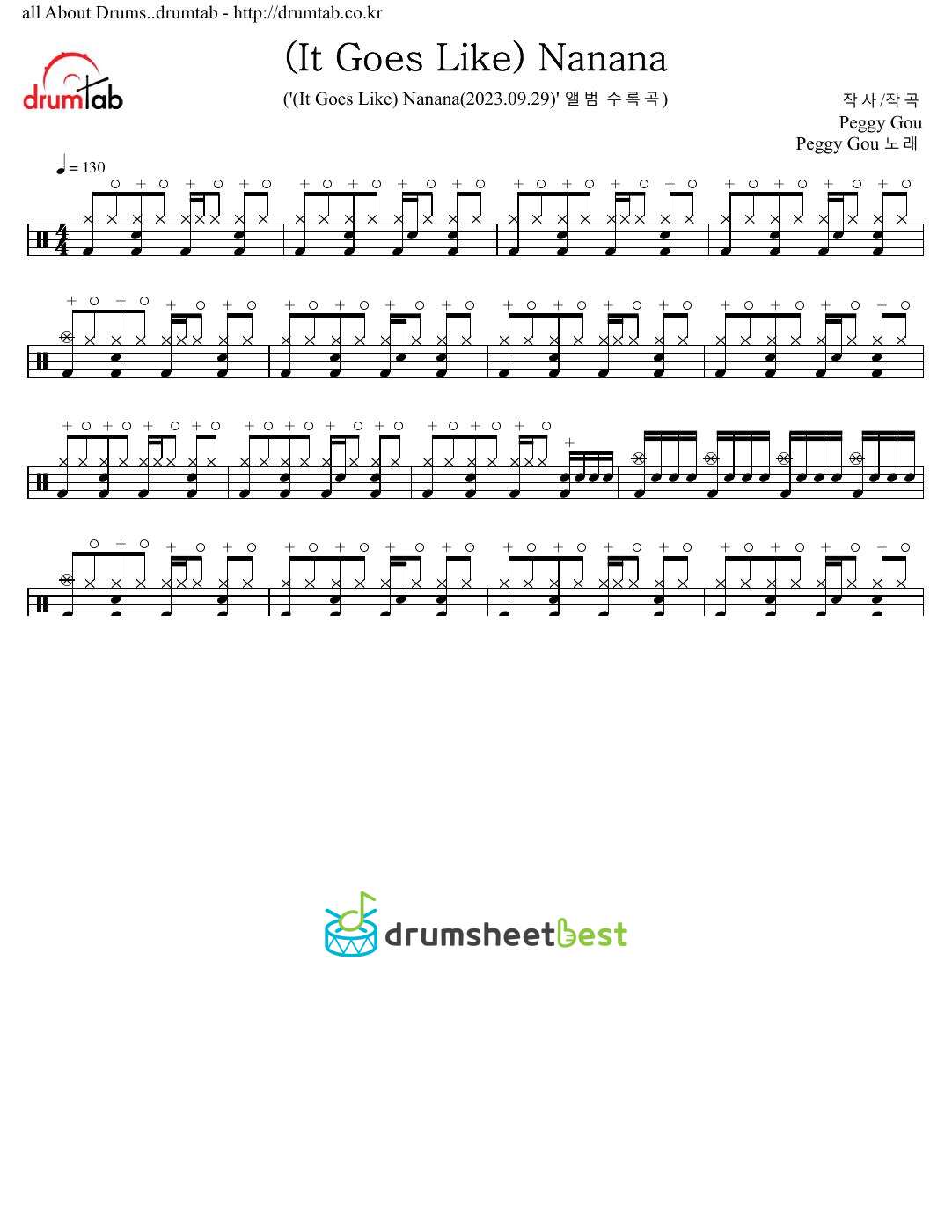 (It Goes Like) Nanana preview page 1