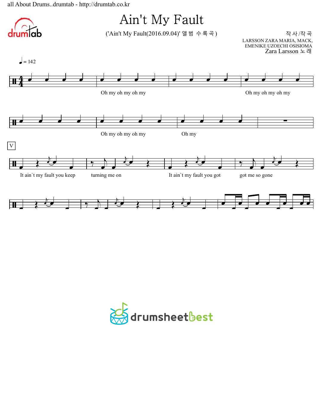 Ain't My Fault preview page 1