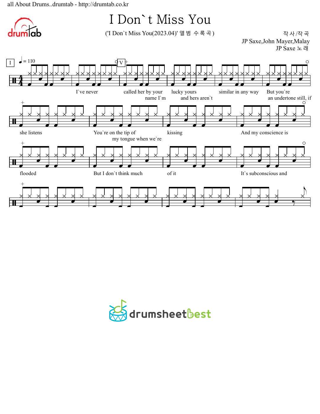 I Don't Miss You preview page 1