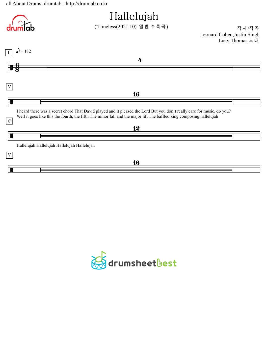 Hallelujah preview page 1