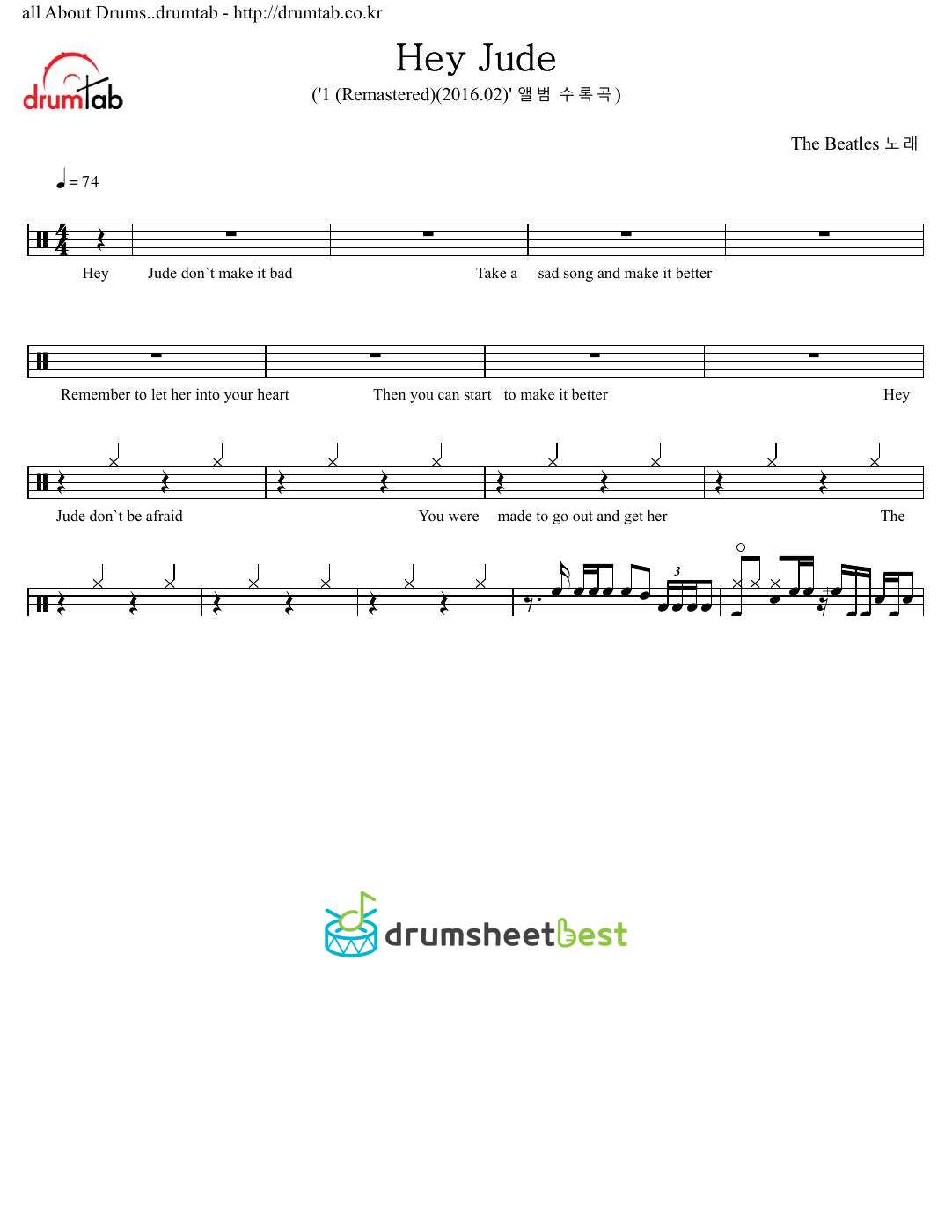 Hey Jude preview page 1