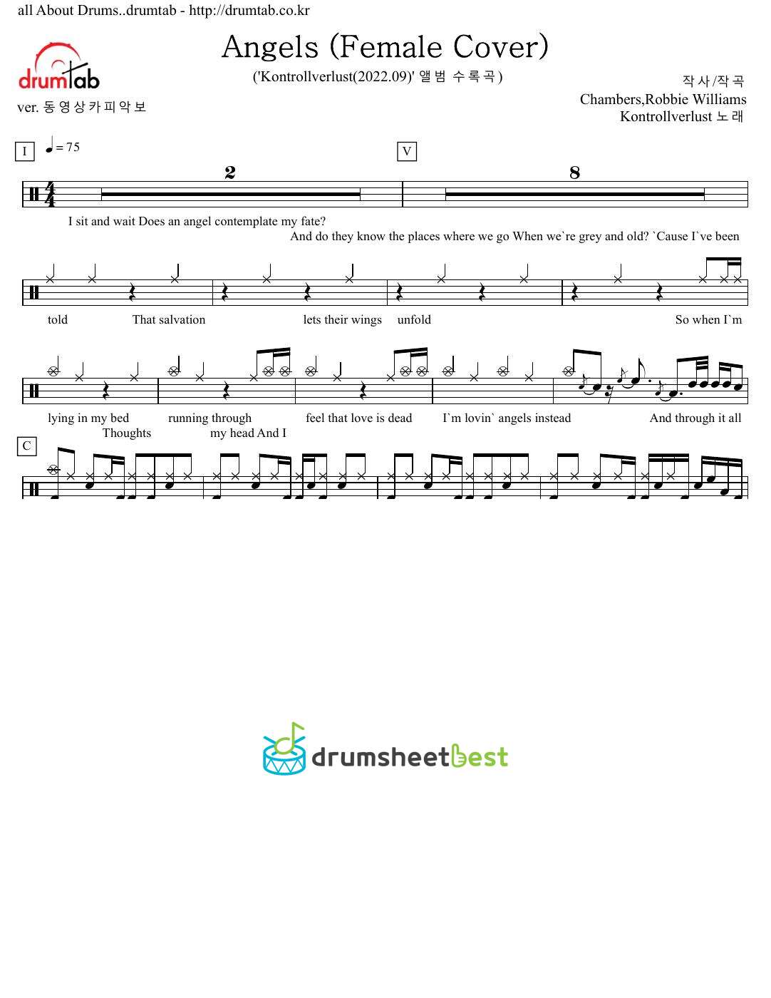 Angels (Female Cover) preview page 1