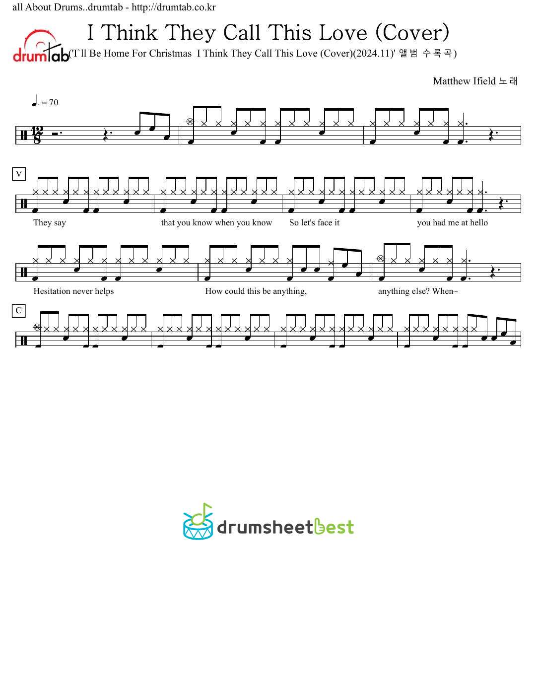 I Think They Call This Love (Cover) preview page 1