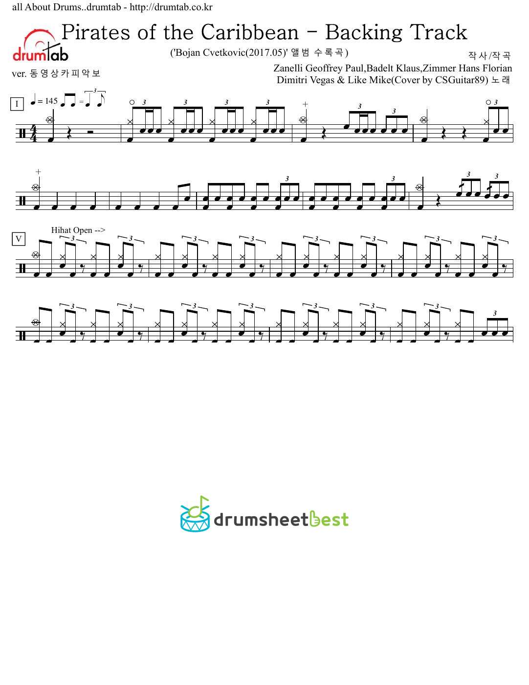 Pirates of the Caribbean - Backing Track preview page 1