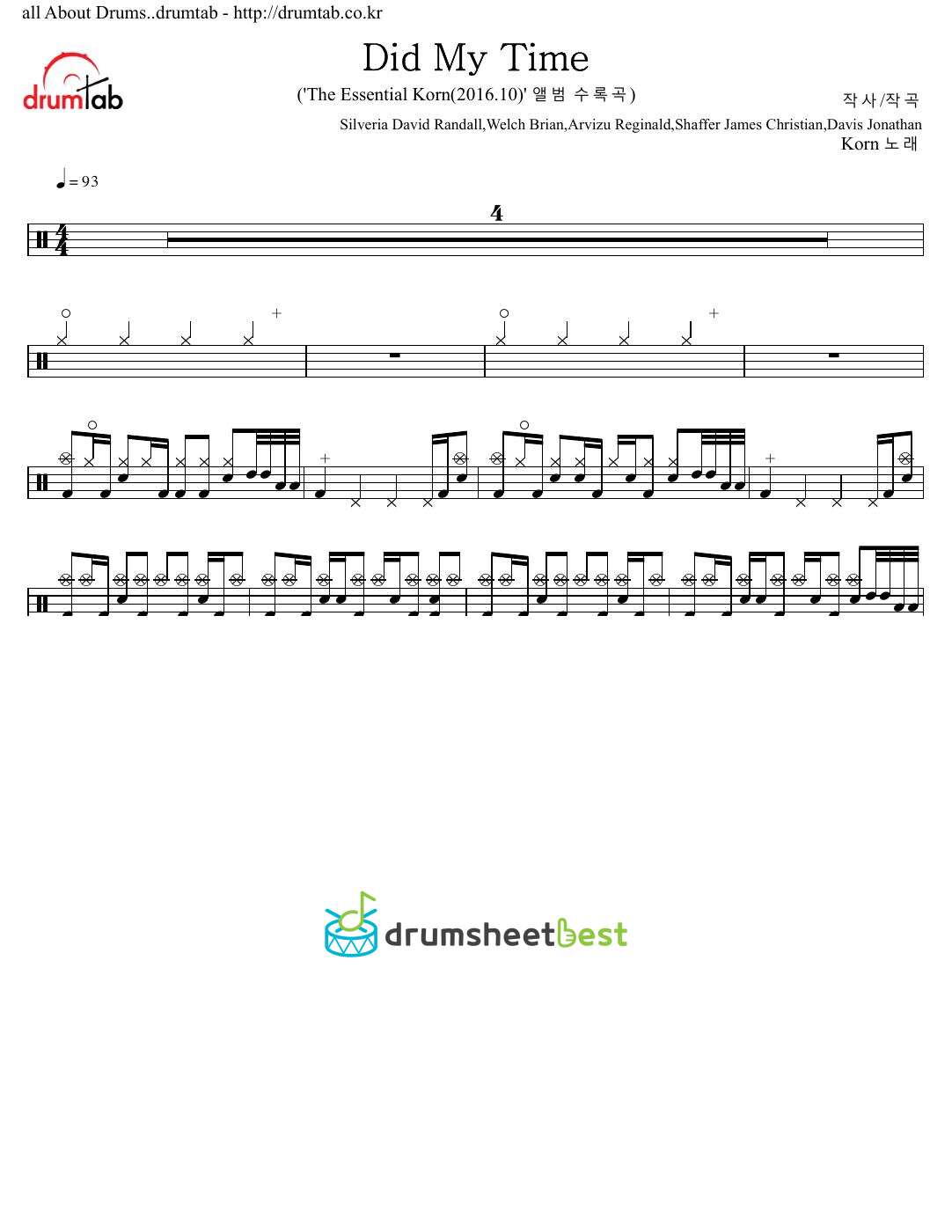 Did My Time preview page 1