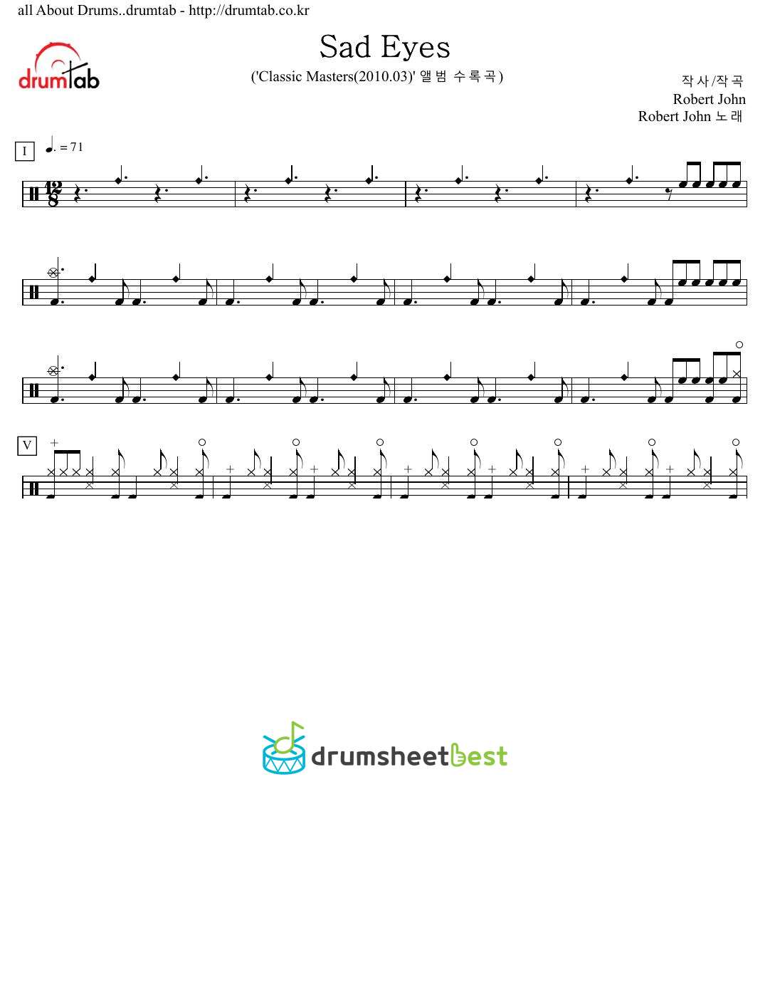 Sad Eyes preview page 1