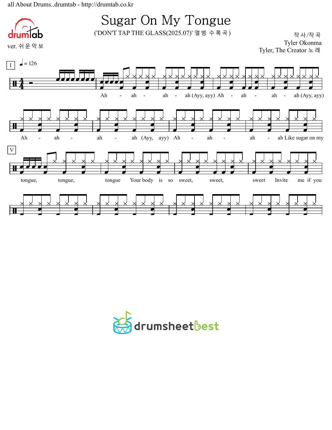 Sugar On My Tongue preview page 1