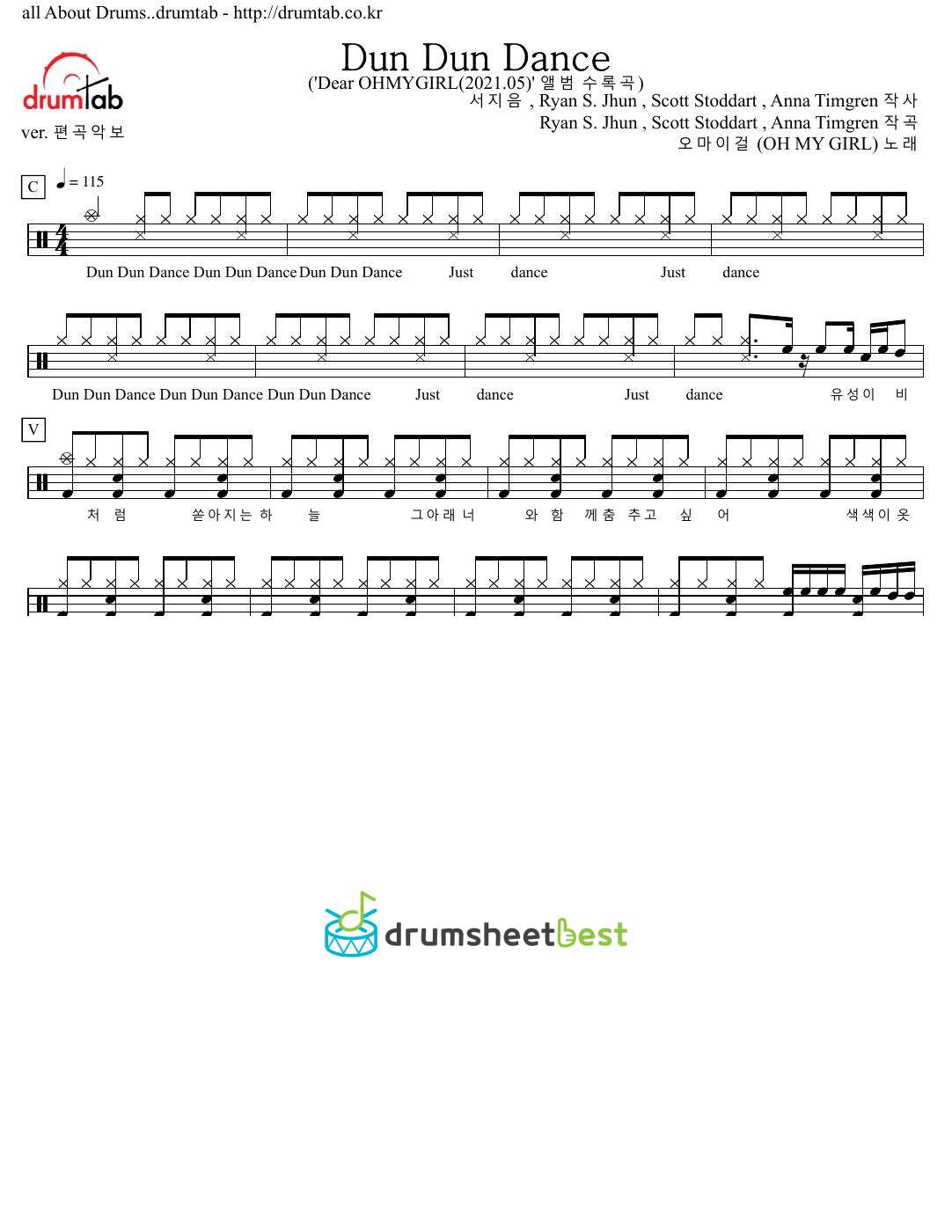 Dun Dun Dance preview page 1