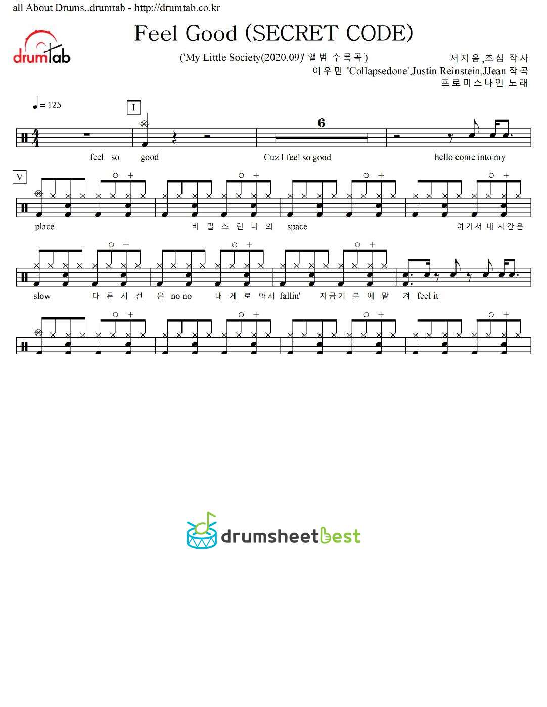 Feel Good (SECRET CODE) preview page 1