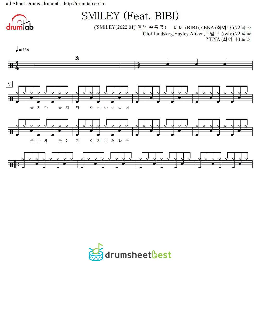 SMILEY (Feat. BIBI) preview page 1