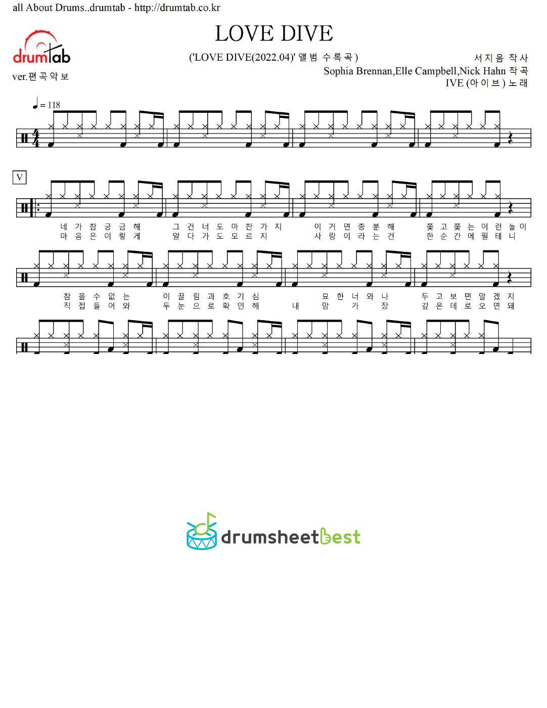 LOVE DIVE preview page 1