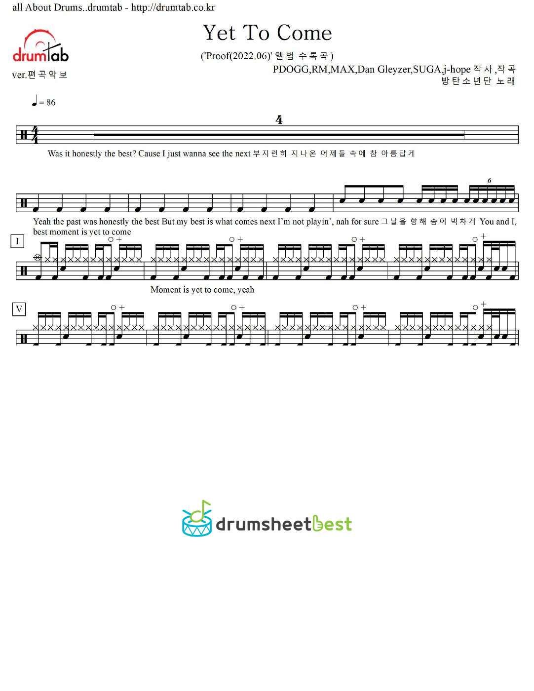 Yet To Come preview page 1