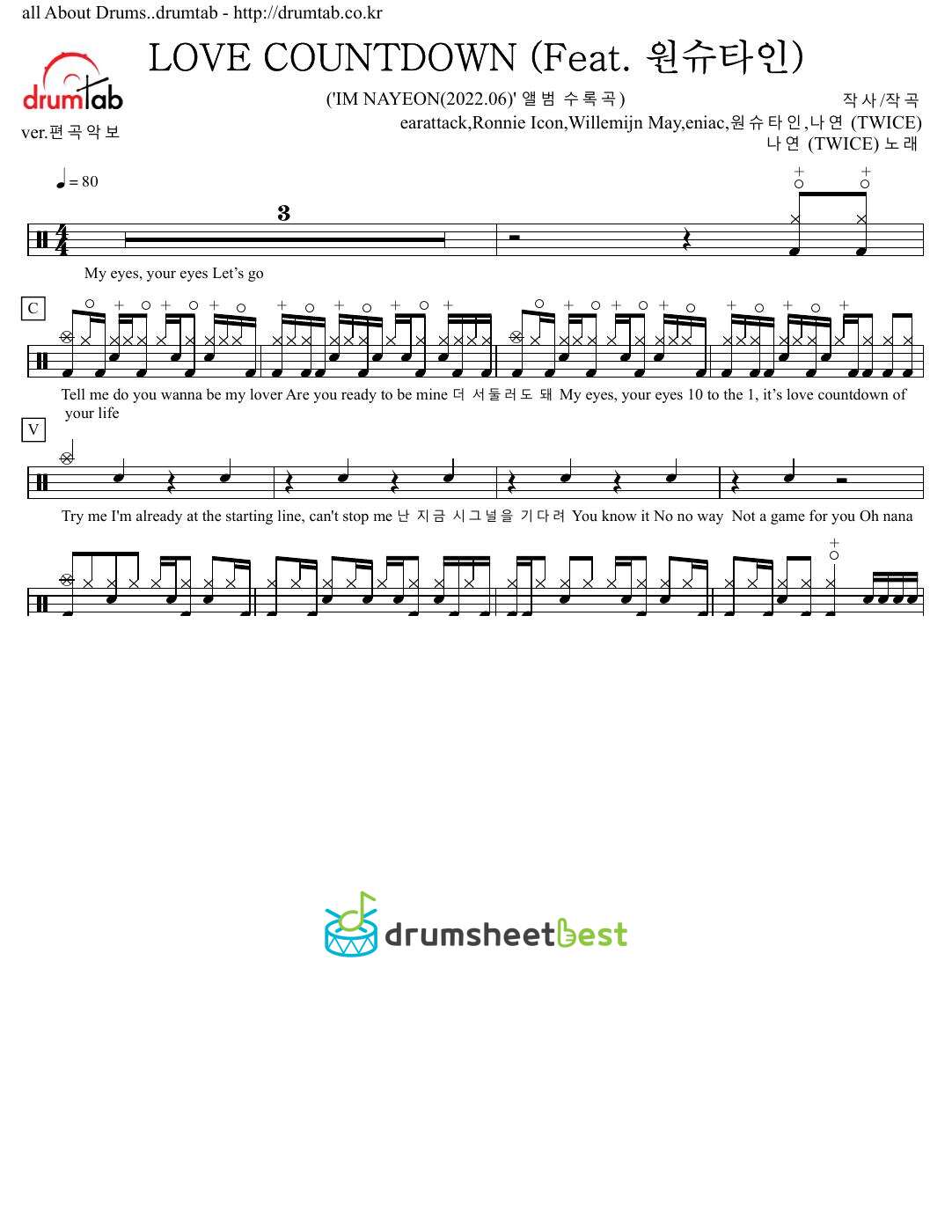 LOVE COUNTDOWN preview page 1