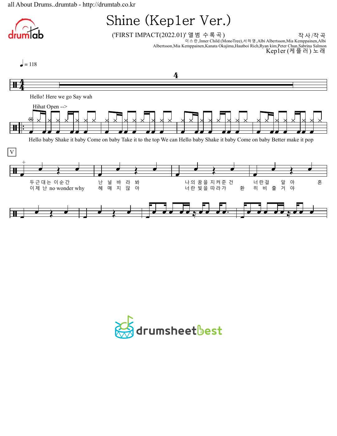 Shine (Kep1er Ver.) preview page 1