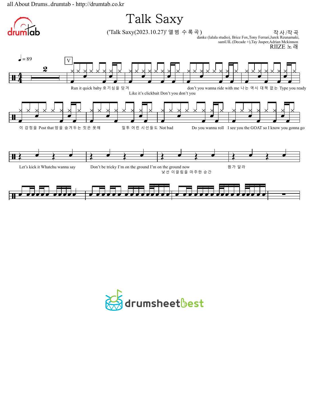 Talk Saxy preview page 1