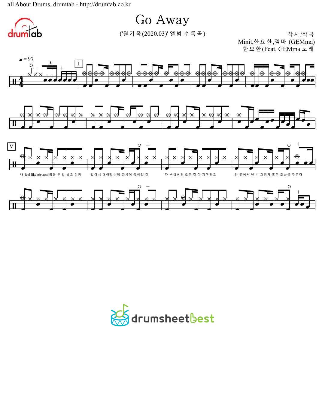 Go Away preview page 1