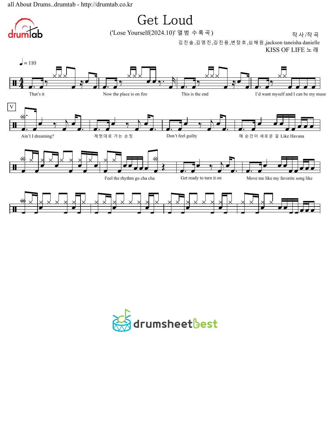 Get Loud preview page 1