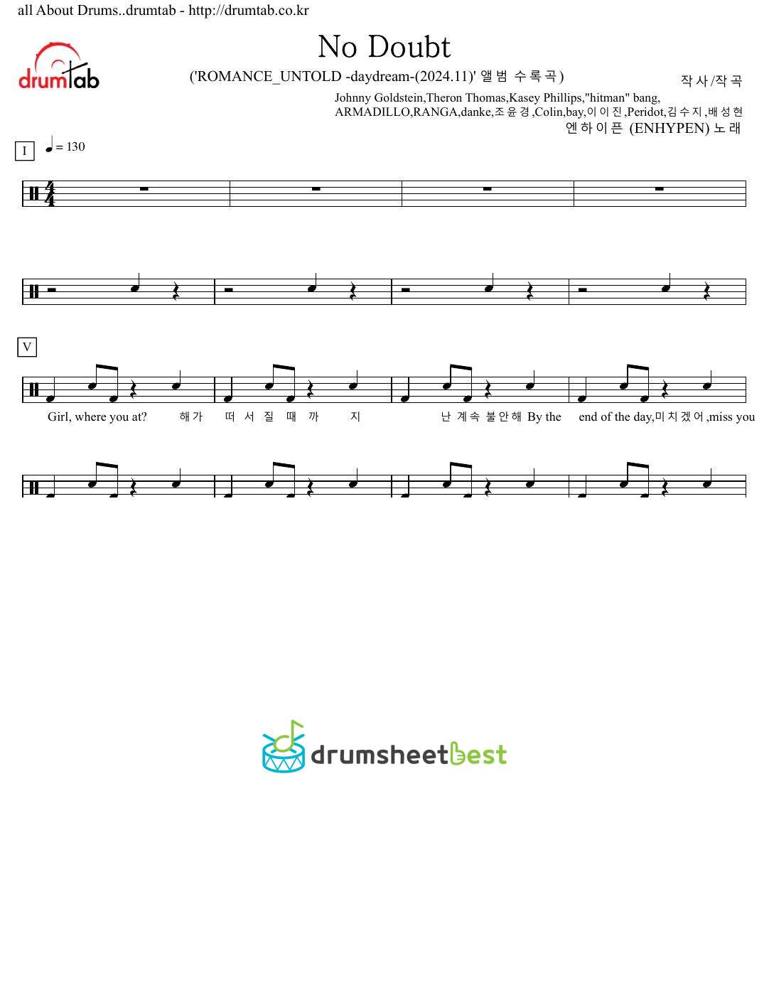 No Doubt preview page 1