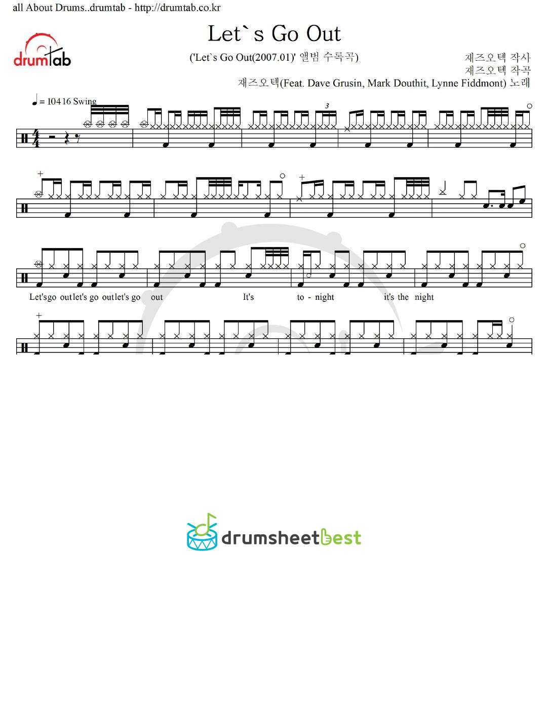 Let's Go Out preview page 1