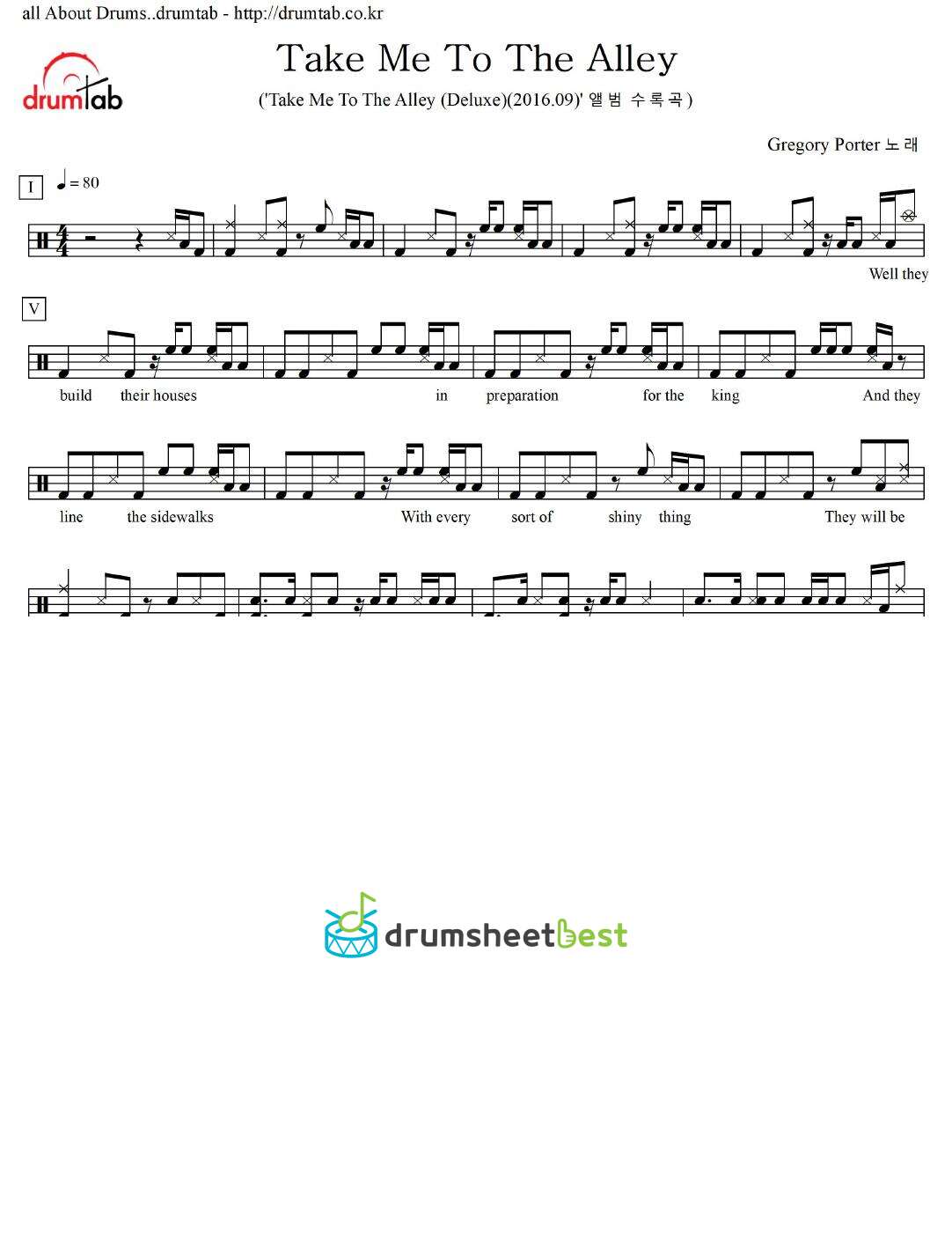 Take Me To The Alley preview page 1