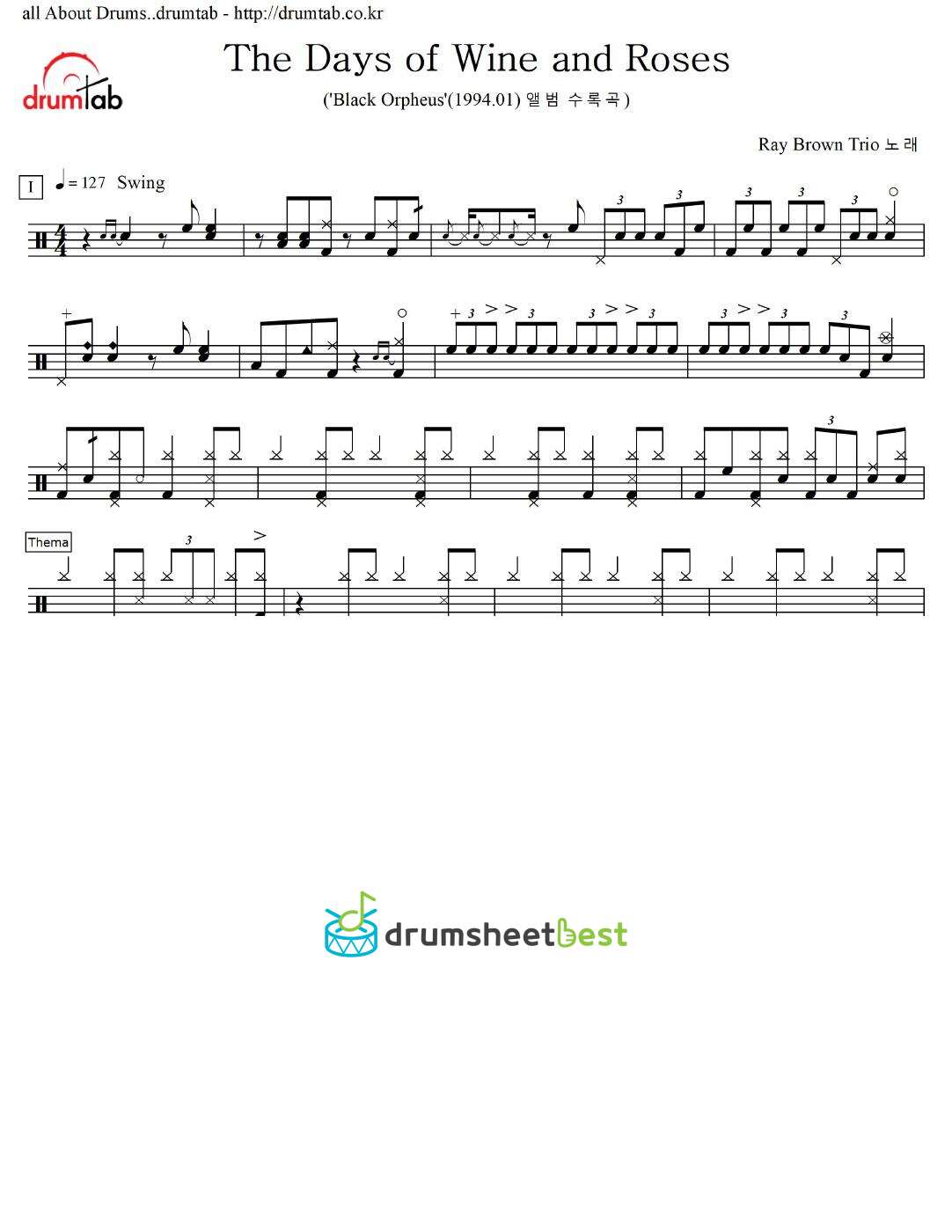 The Days of Wine and Roses preview page 1