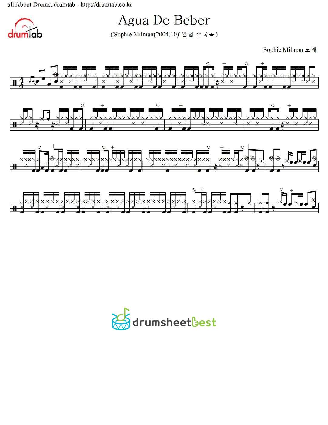 Agua De Beber preview page 1