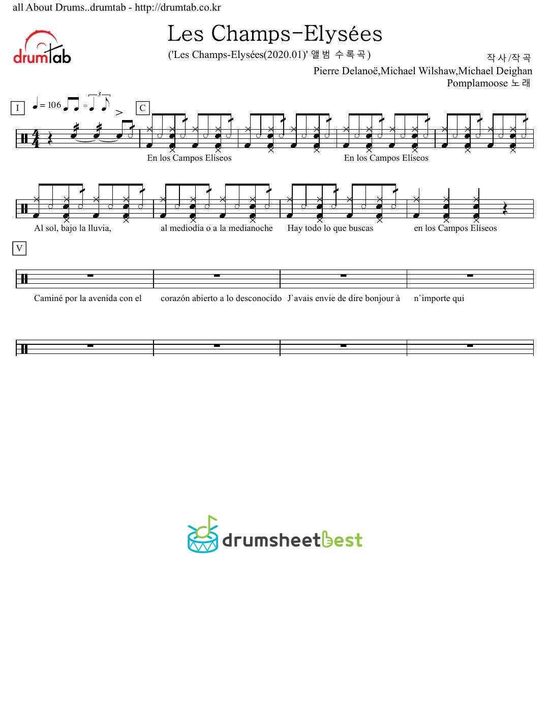 Les Champs-Elysées preview page 1