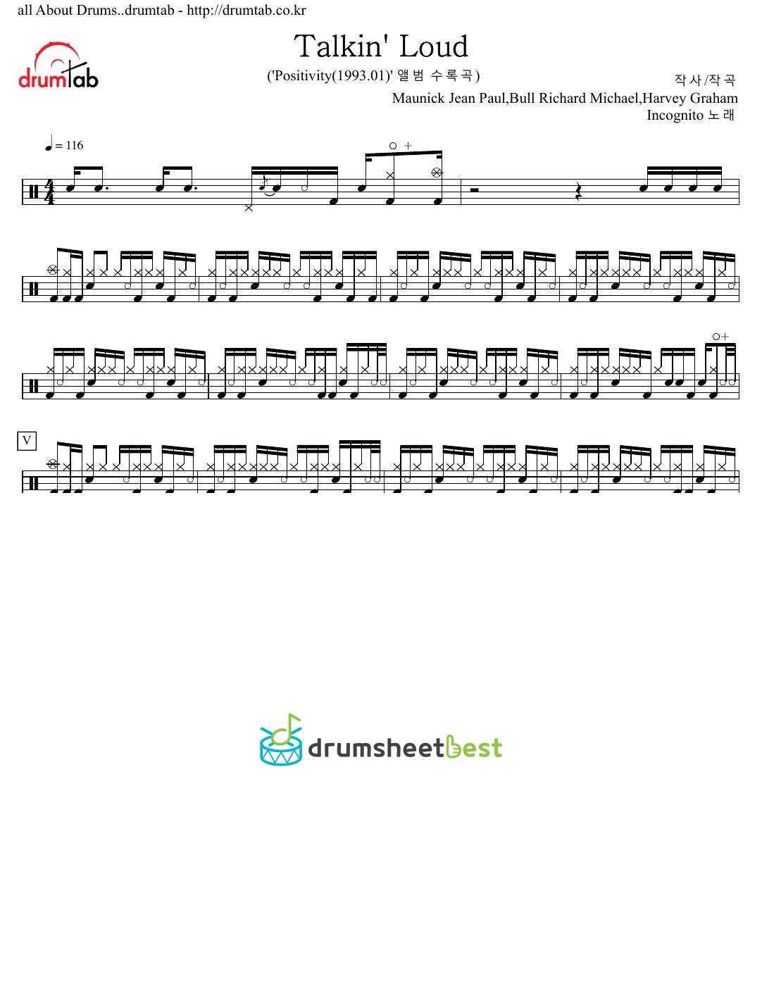 Talkin' Loud preview page 1